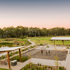 Felixstow Reserve, Felixstow - at dusk