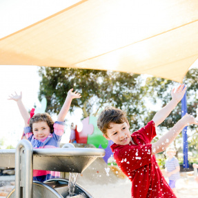 Payneham Oval Playground - water play