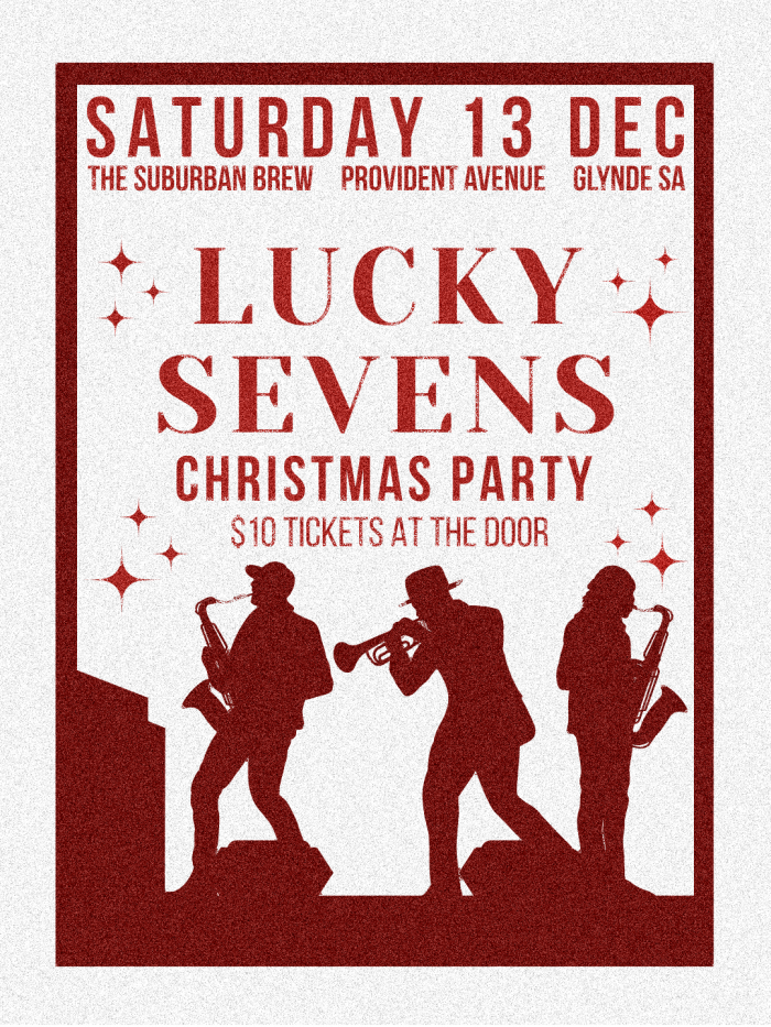 Image for Lucky 7 Xmas Party @ The Suburban Brew, Glynde