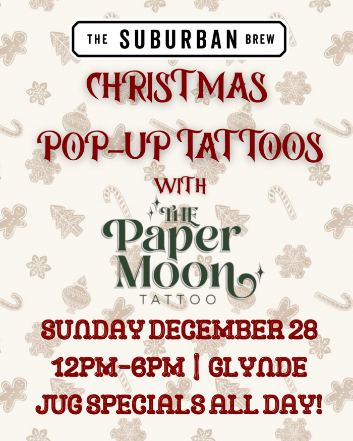 Image for Xmas Flash Tattoos @ The Suburban Brew, Glynde