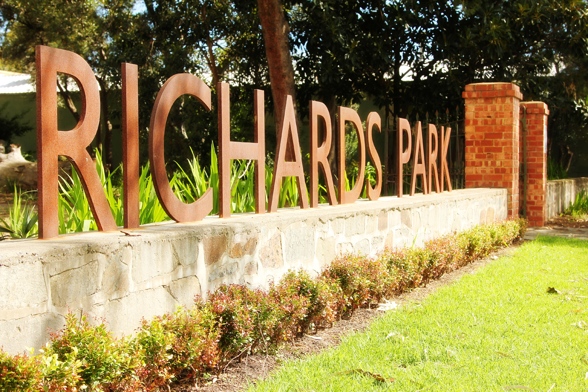 Richards Park, Norwood - entrance